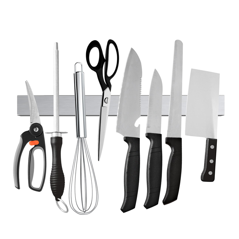 Magnetic Knife Strip - LMETJMA Professional Magnetic Knife Strip Stainless