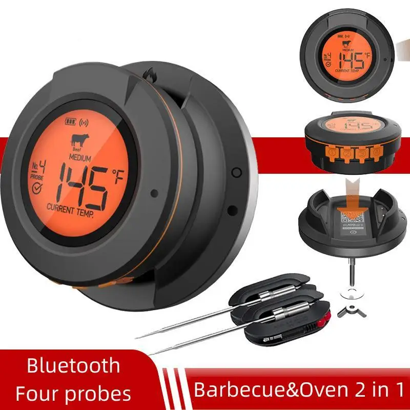 Kitchen Gadgets Under 500 - Bluetooth Thermometer Digital Sensor For High