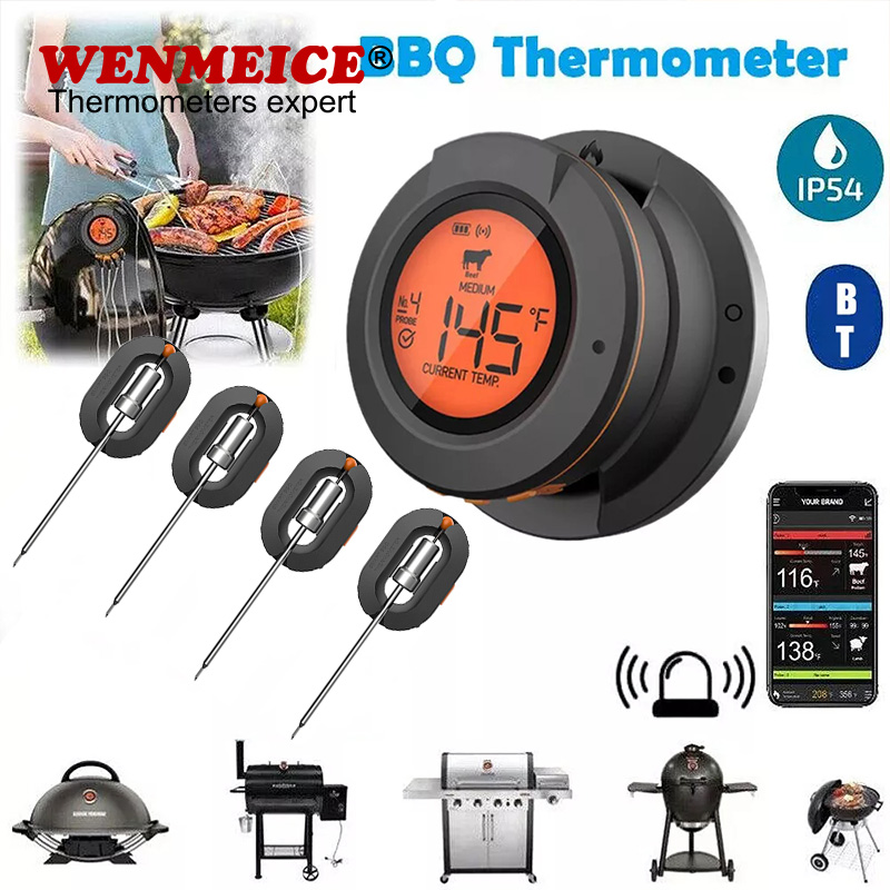 Kitchen Gadgets Under 500 - WENMEICE Bluetooth Thermometer Digital Sensor For