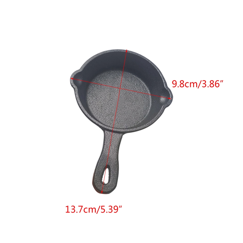 Cast Iron Skillet - 8.5cm Small Fry Pan Steak Pot