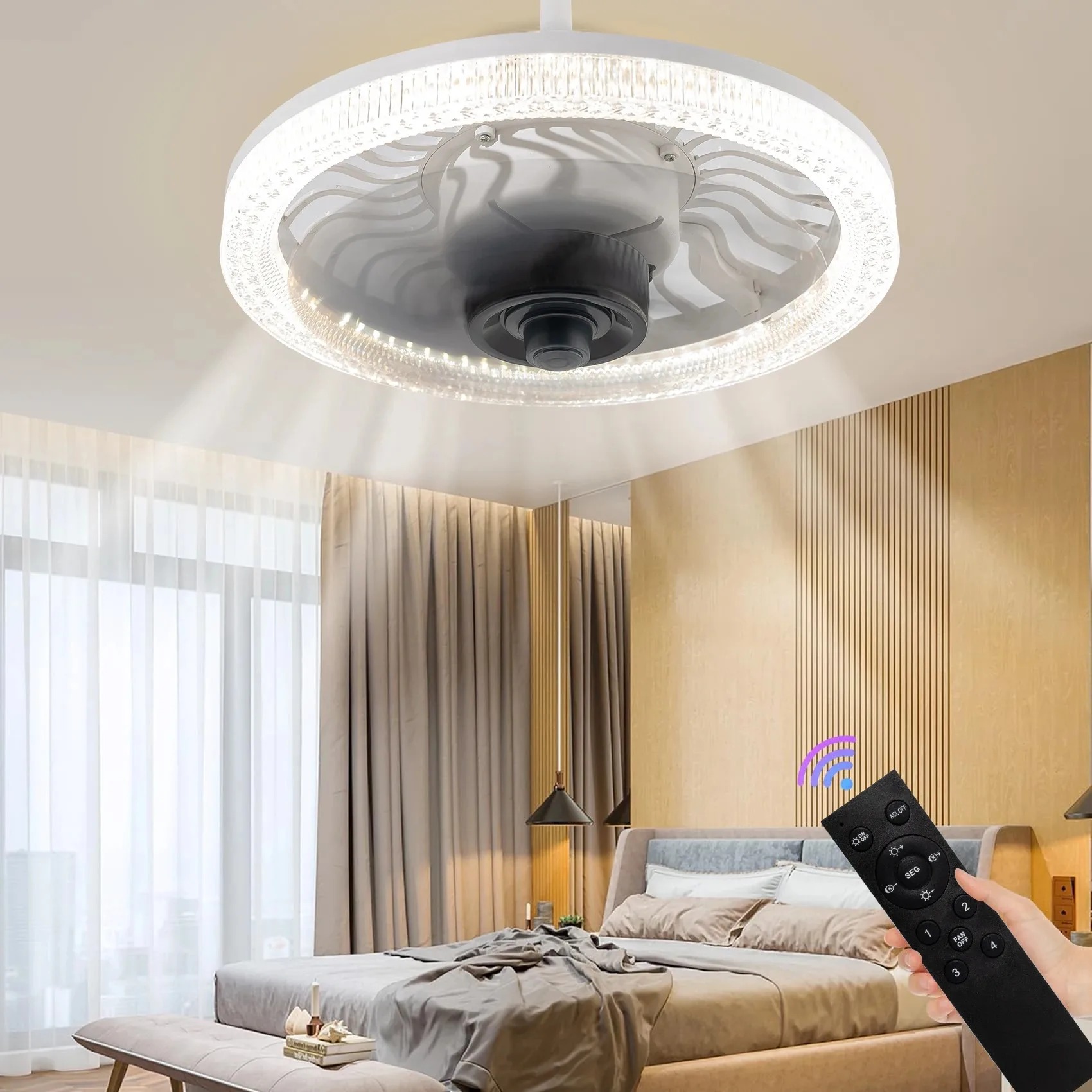 Kitchen Gadgets Smart - Smart LED Ceiling Fan Light with