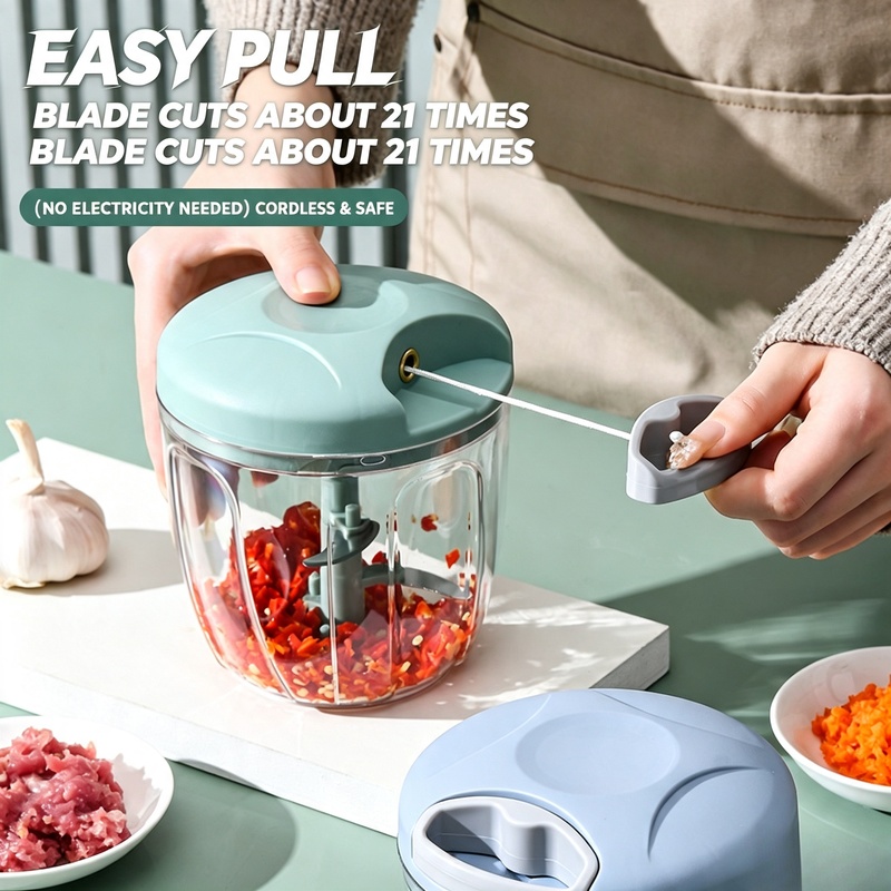 Kitchen Gadgets Under 500 - 500 900ML Manual Rotate Meat Mincer