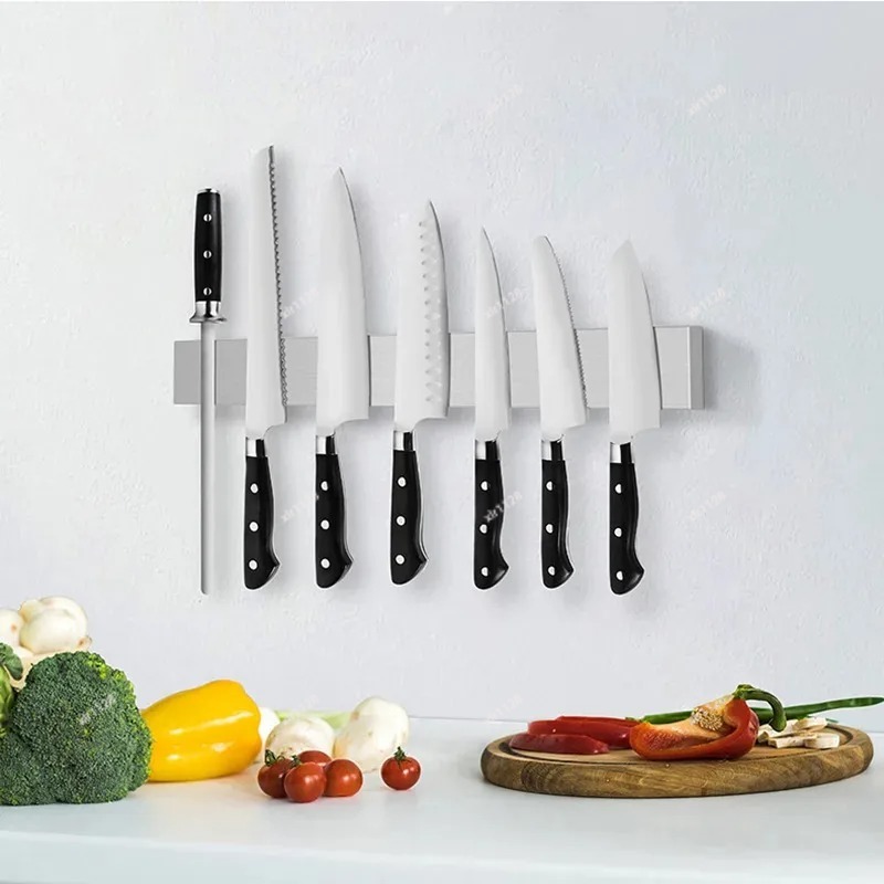 Magnetic Knife Strip - Wall Mounted Magnetic Knife Holder Stainless