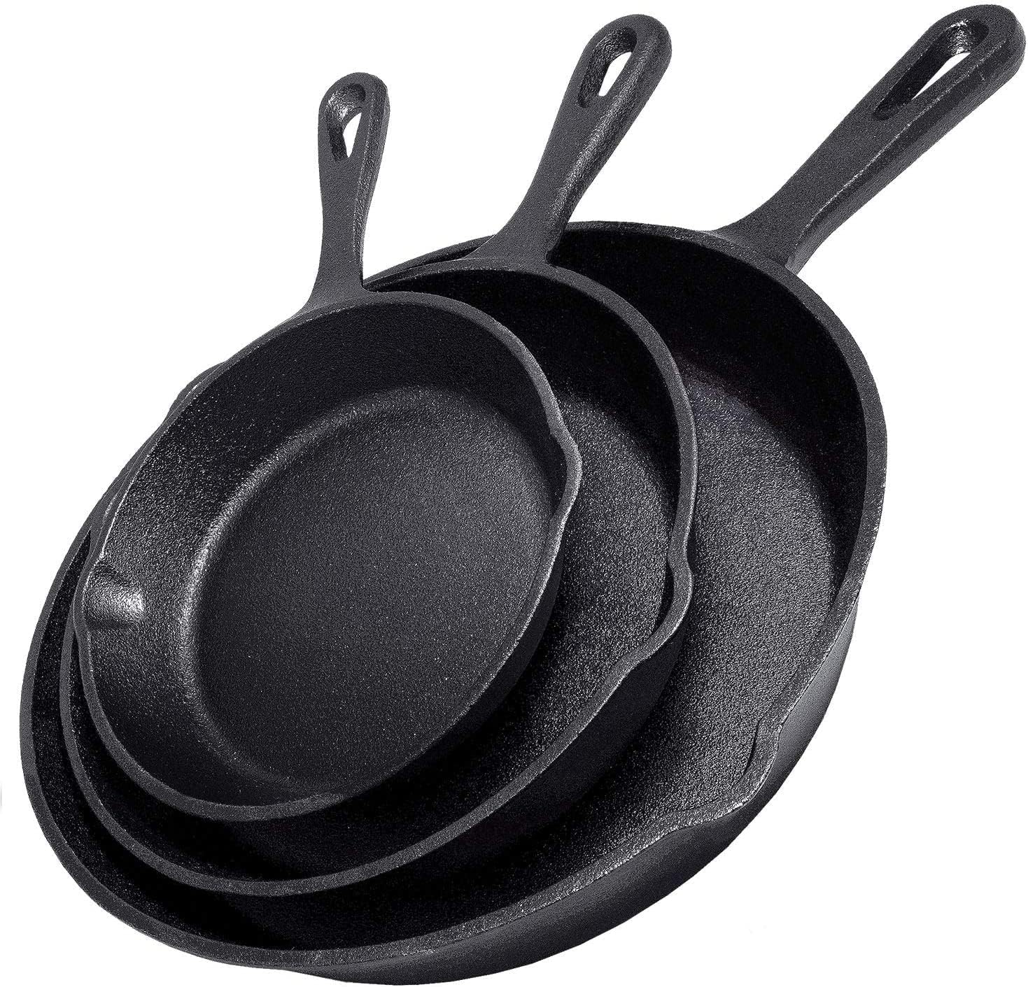 Cast Iron Skillet - 14/16/20cm Cast Iron Frying Pan Non-stick