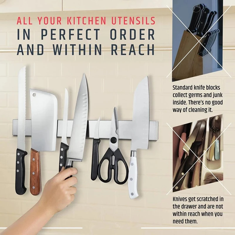 Professional Magnetic Knife St - Magnetic Knife Strip ulasan dan harga