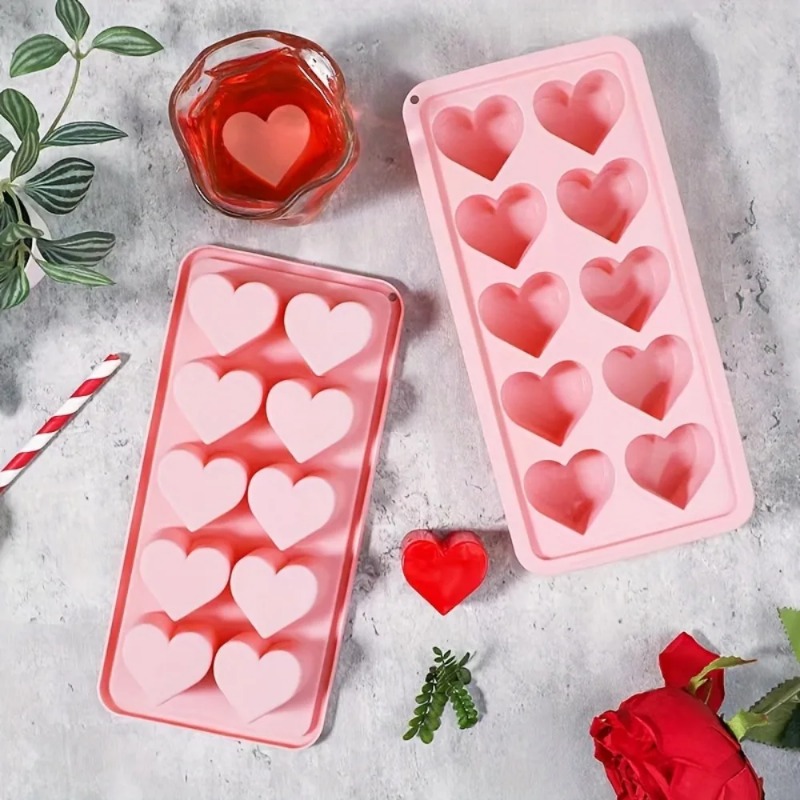 1pcs Heart-shaped Ice Cube Mol - Kitchen Gadgets Needed ulasan dan harga