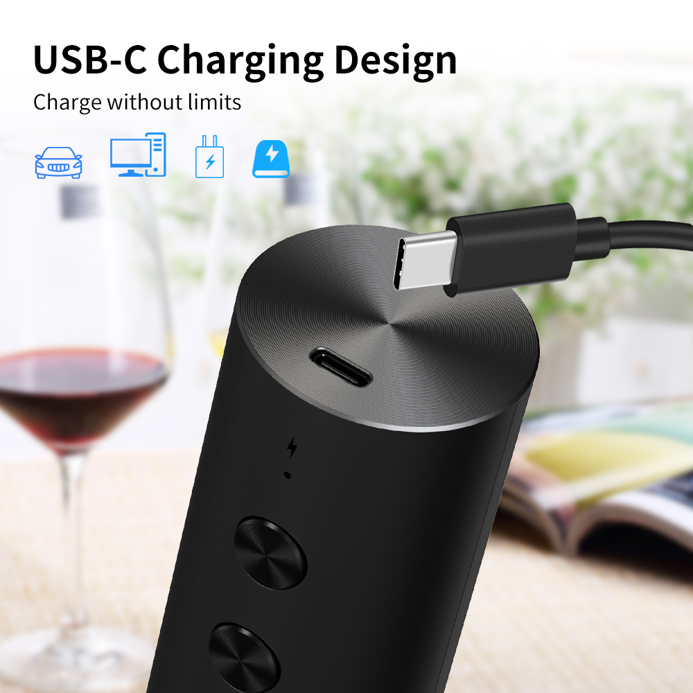 4-in-1 Electric Bottle Wine Op - Electric Can Opener ulasan dan harga