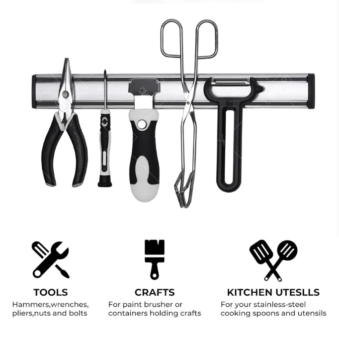 Kitchen Knife Holder Multipurp - Magnetic Knife Strip ulasan dan harga