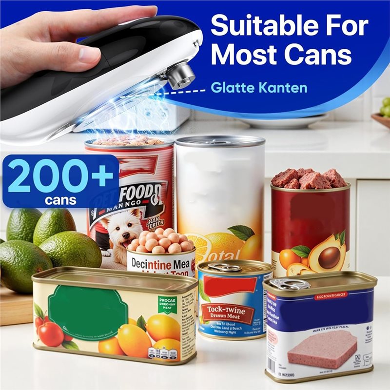 A006-Electric Can Opener, Can  - Electric Can Opener ulasan dan harga