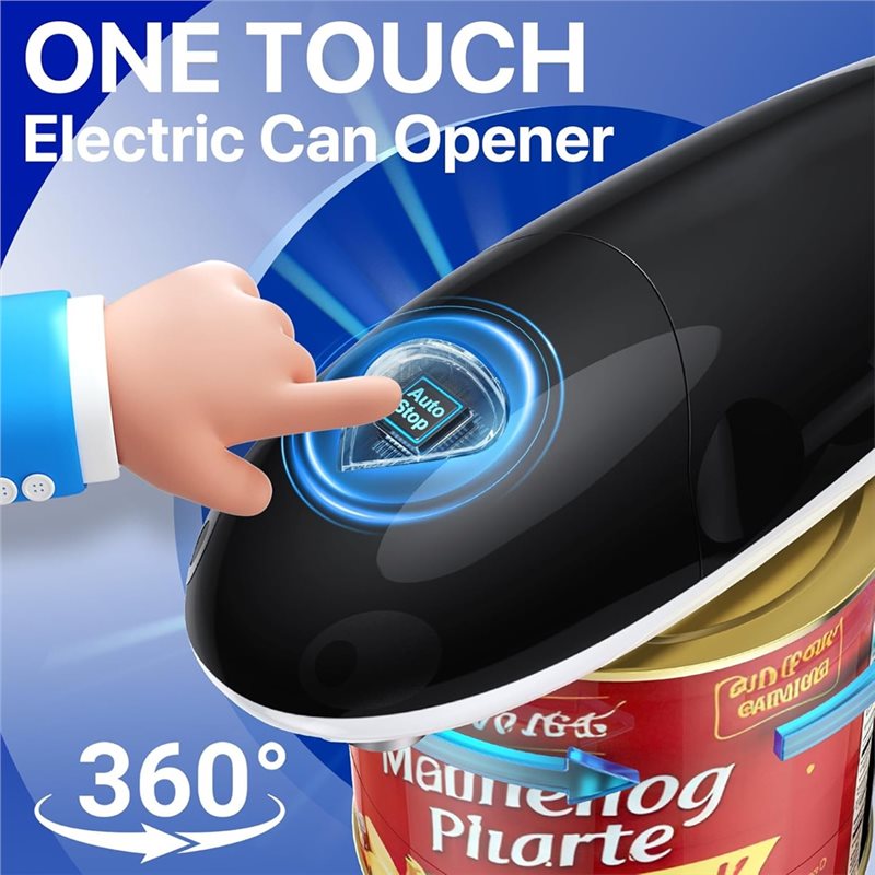 A006-Electric Can Opener, Can  - Electric Can Opener ulasan dan harga