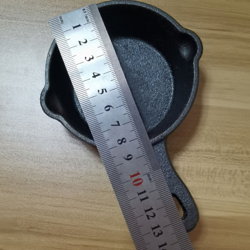 8.5cm Small Fry Pan Steak Pot  - Cast Iron Skillet ulasan dan harga