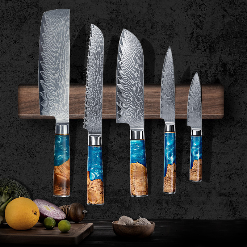 Walnut Wood Strong Magnetic Kn - Magnetic Knife Strip ulasan dan harga