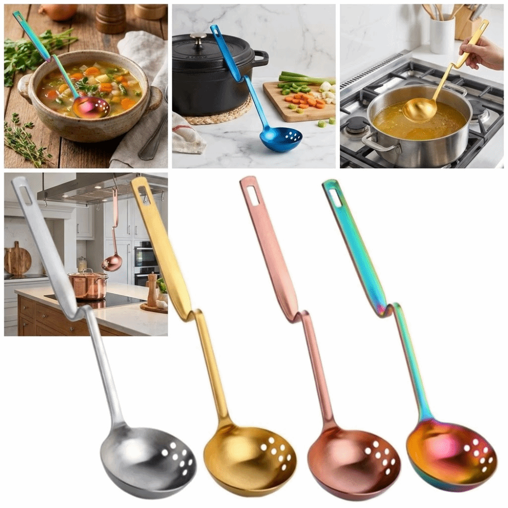 Z-shaped Hot Pot Spoon Long Ha - Kitchen.Gadgets With A Z ulasan dan harga
