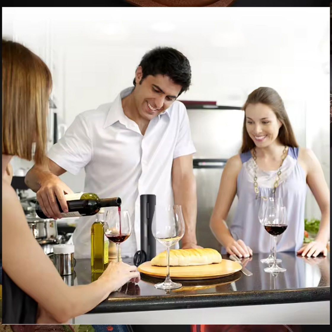Electric Wine Bottle Opener Au - Electric Can Opener ulasan dan harga
