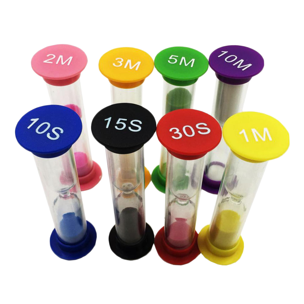 8 Set Sand Timer Clock 10/ 15/ - Kitchen Gadgets Smart ulasan dan harga