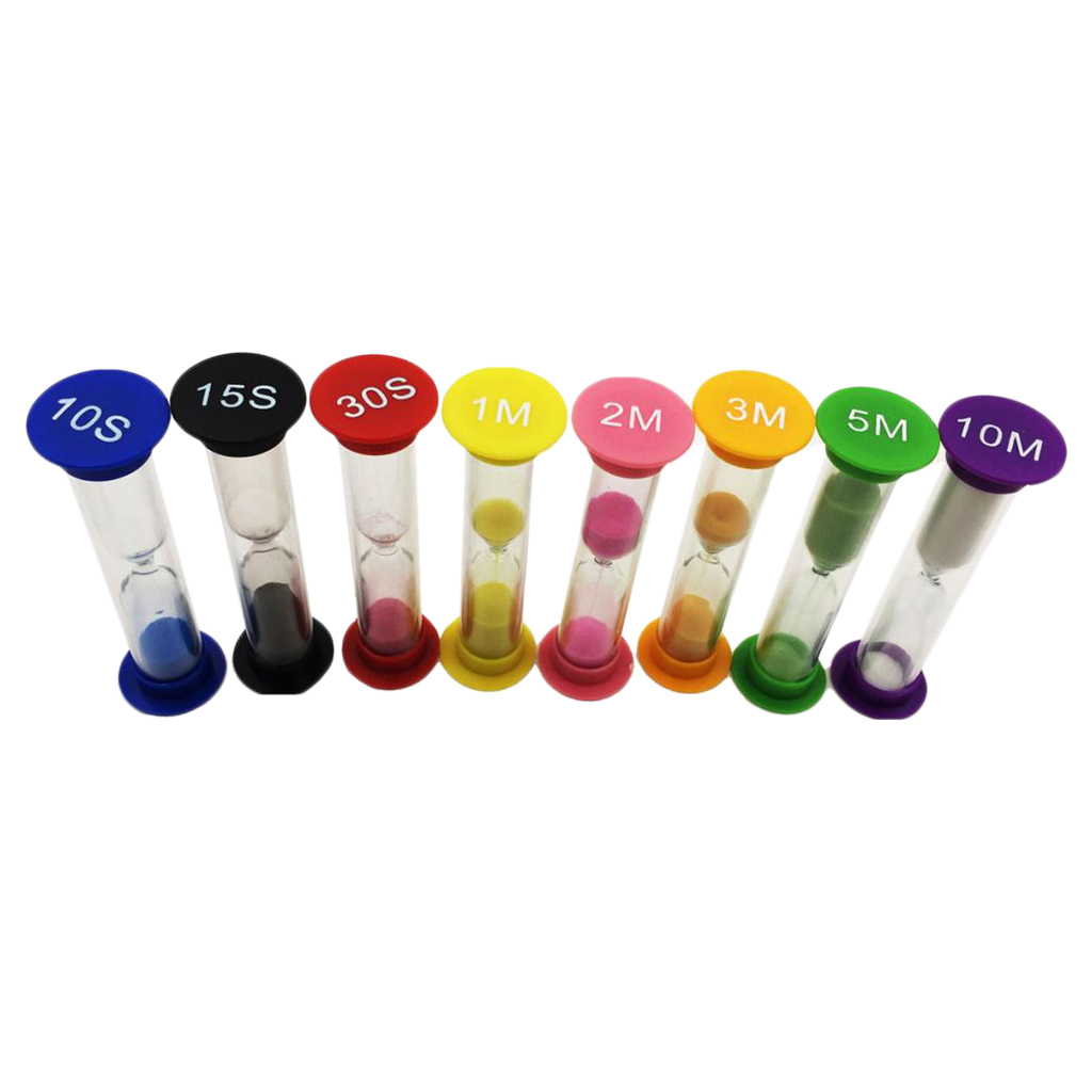 8 Set Sand Timer Clock 10/ 15/ - Kitchen Gadgets Smart ulasan dan harga