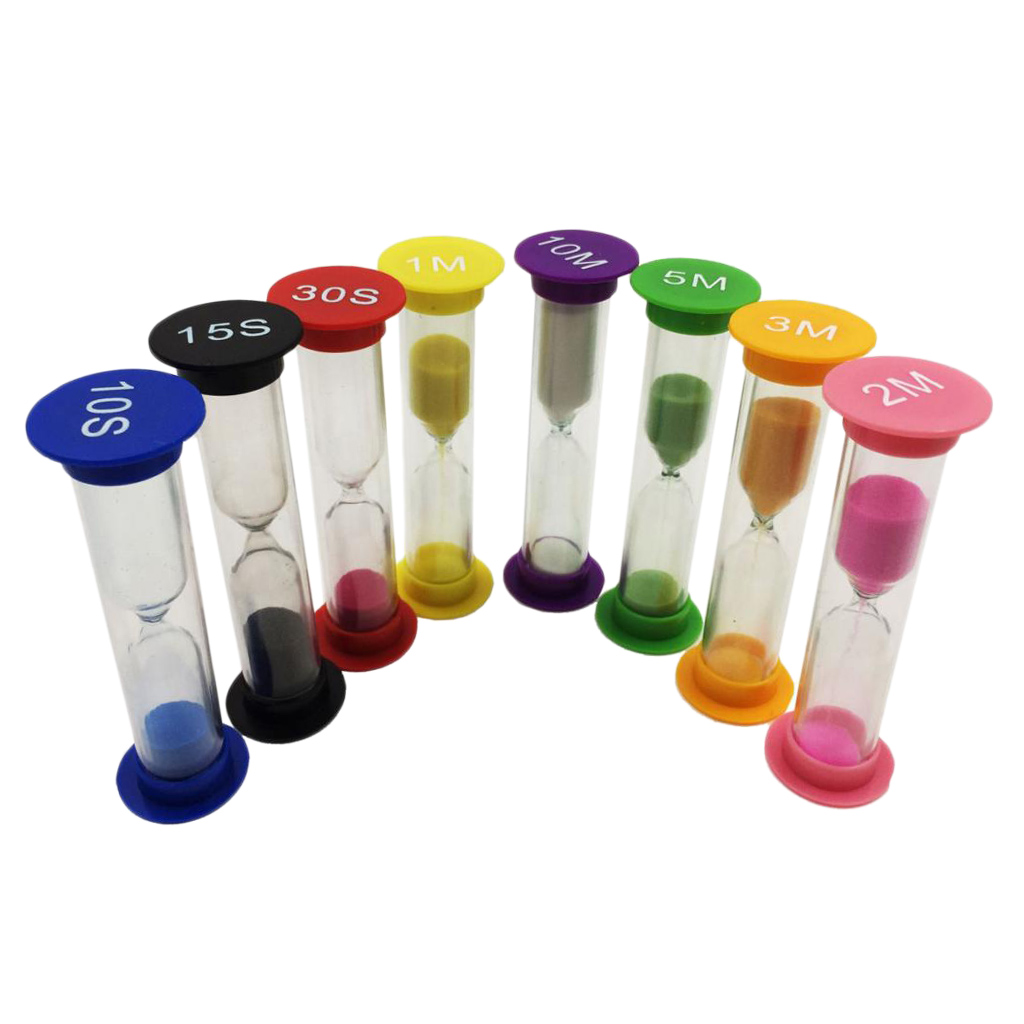 8 Set Sand Timer Clock 10/ 15/ - Kitchen Gadgets Smart ulasan dan harga