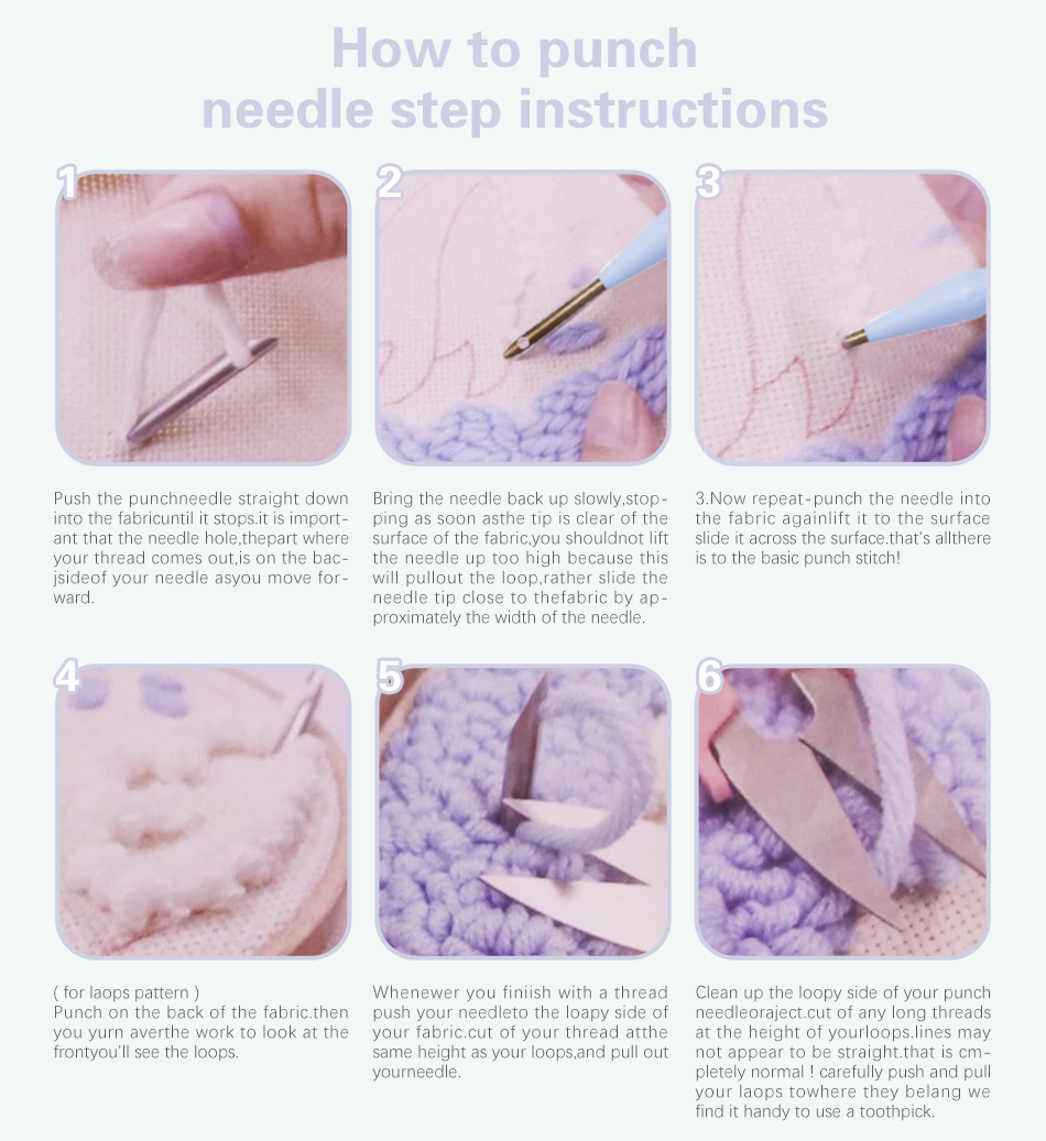 GATYZTORY Punch Needle Embroid - Kitchen Gadgets Crossword ulasan dan harga