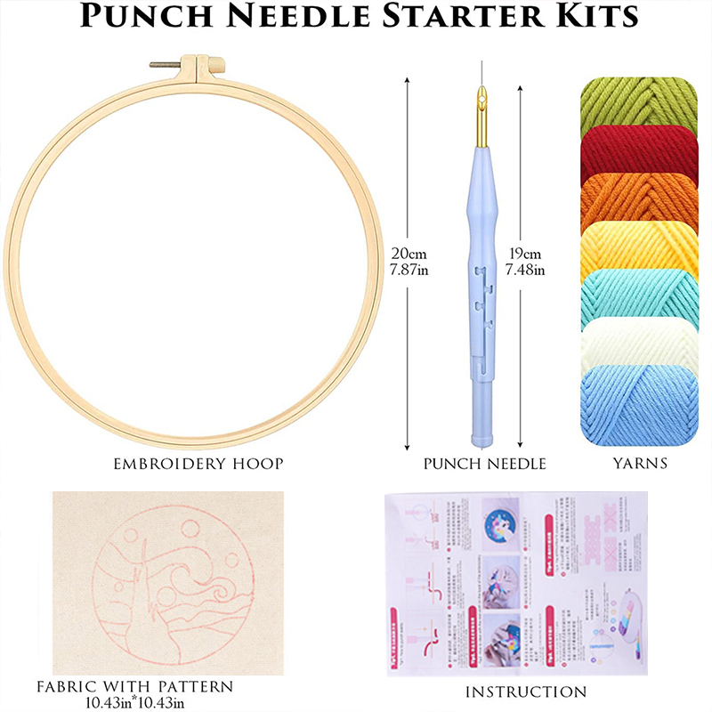 Punch Needle Embroidery Kit fo - Kitchen Gadgets Crossword ulasan dan harga