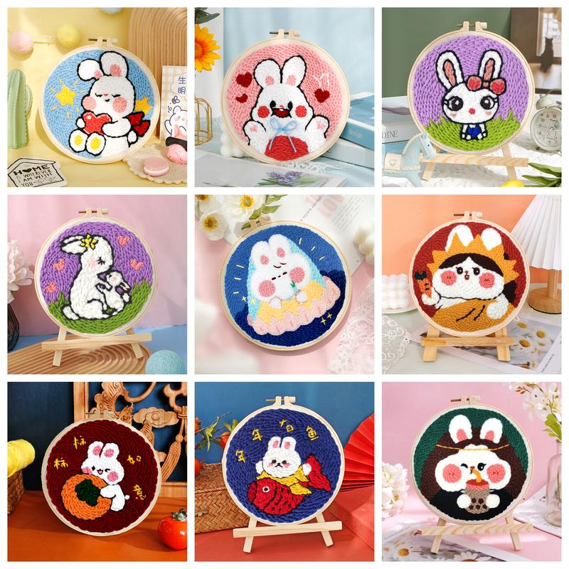 20x20cm Punch Needle Embroider - Kitchen Gadgets Crossword ulasan dan harga