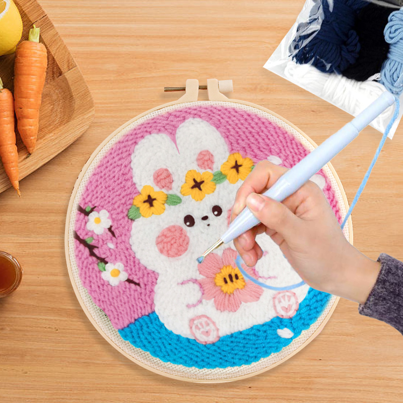 20x20cm Punch Needle Embroider - Kitchen Gadgets Crossword ulasan dan harga