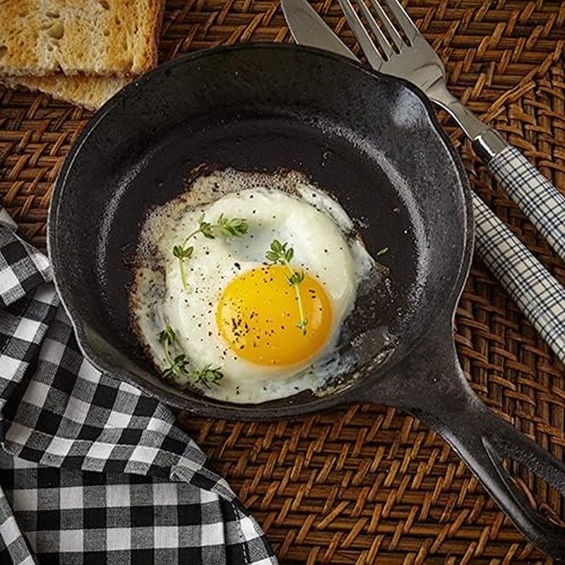 6 Inch Cast Iron Skillet, Fryi - Cast Iron Skillet ulasan dan harga
