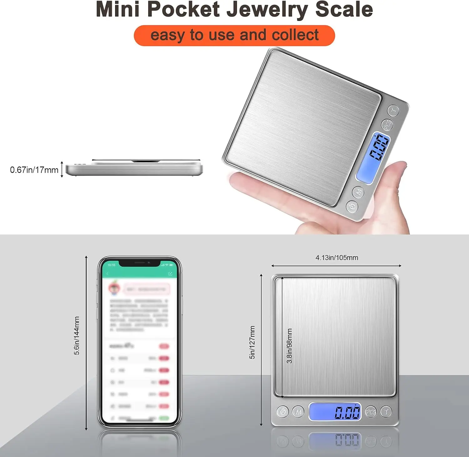 LCD Digital Jewelry Scale 3kg  - Kitchen Gadgets Smart ulasan dan harga