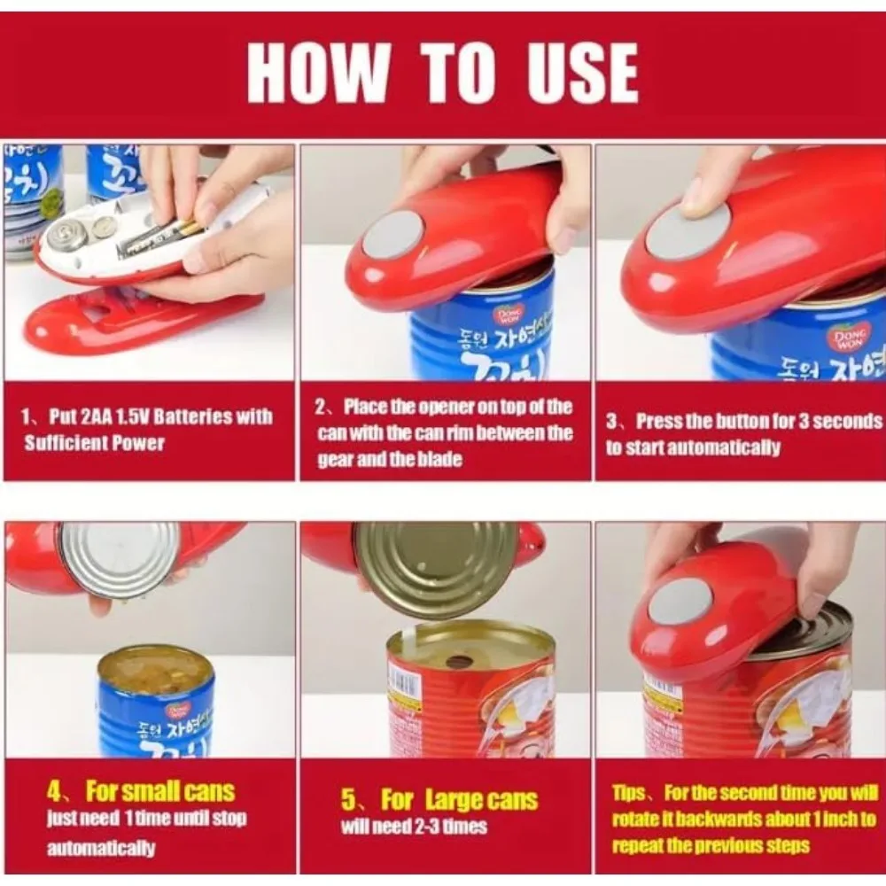 Electric Can Opener Creative B - Electric Can Opener ulasan dan harga