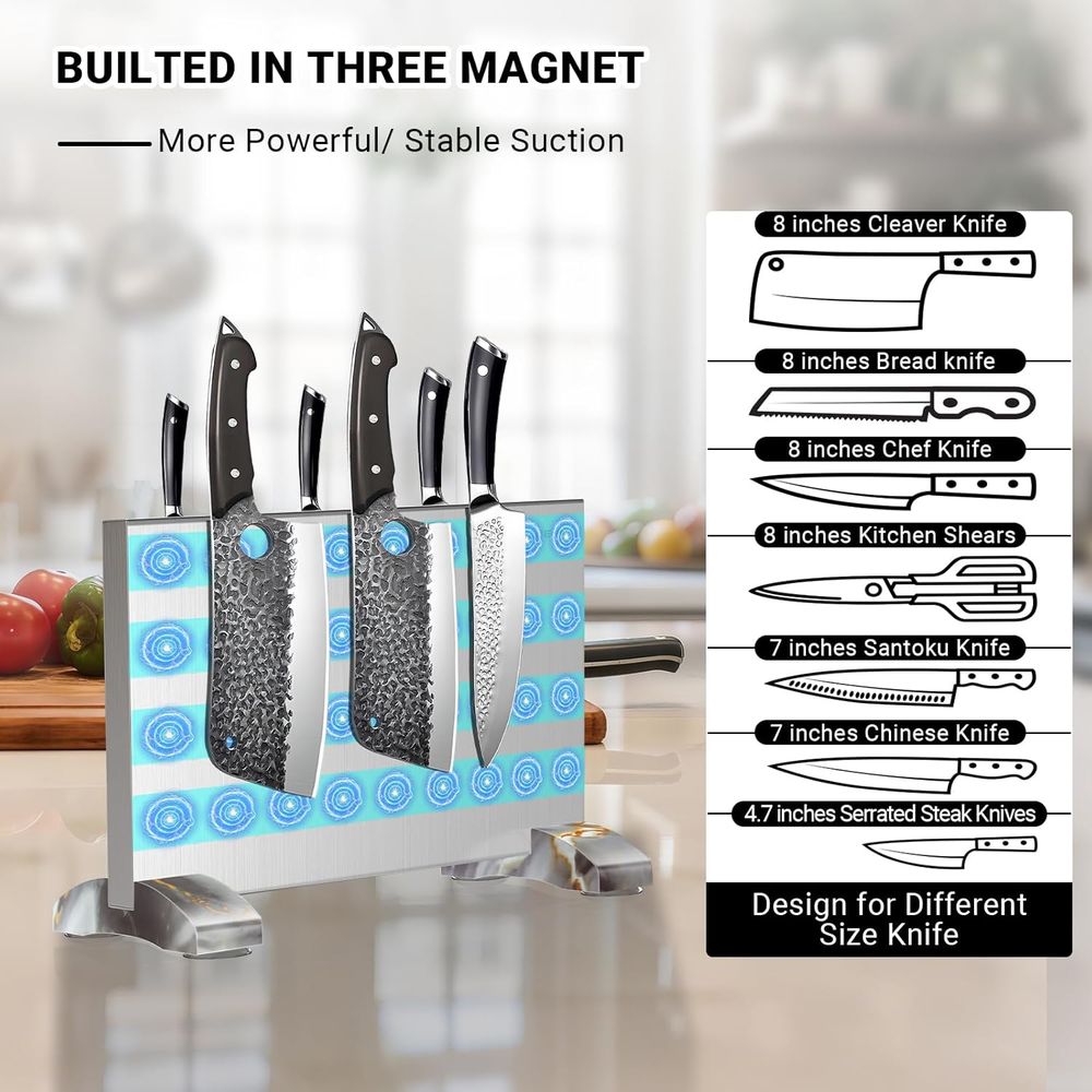 Magnetic Block Stand Without K - Magnetic Knife Strip ulasan dan harga