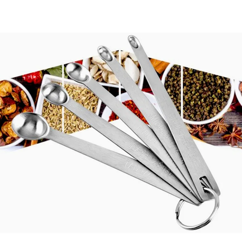 5Pcs Stainless Steel Mini Meas - Kitchen Gadgets Needed ulasan dan harga