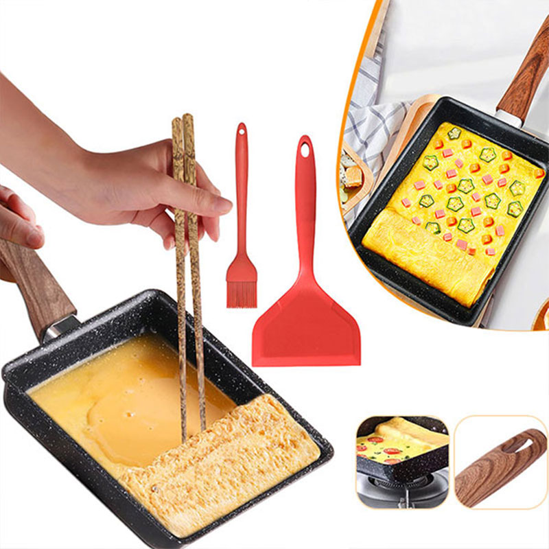 Tamagoyaki Japanese Omelette P - Cast Iron Skillet ulasan dan harga