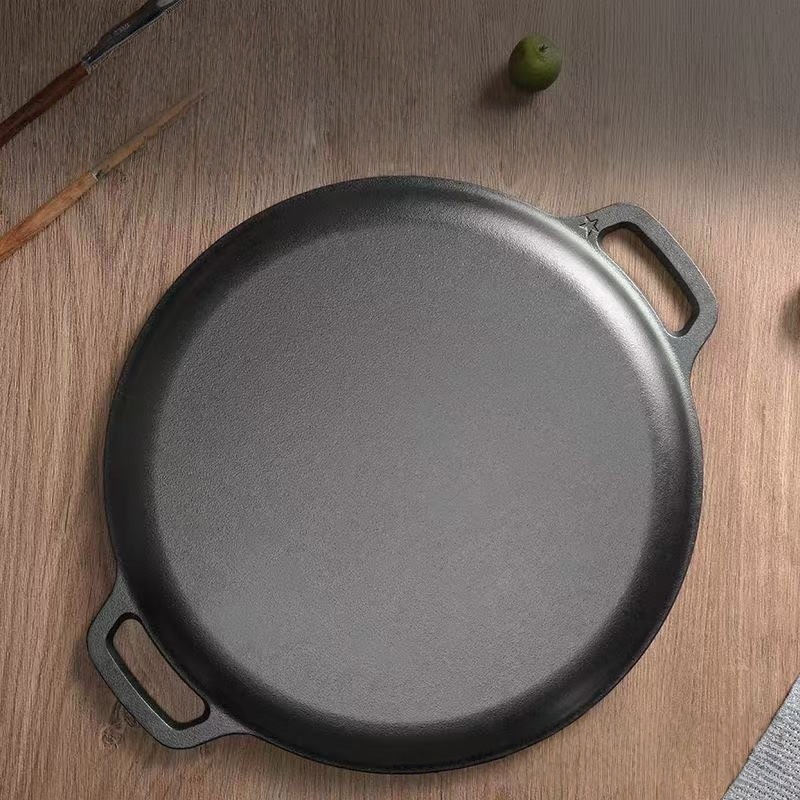 JUSTINLAU Double-Ear Frying Pa - Cast Iron Skillet ulasan dan harga