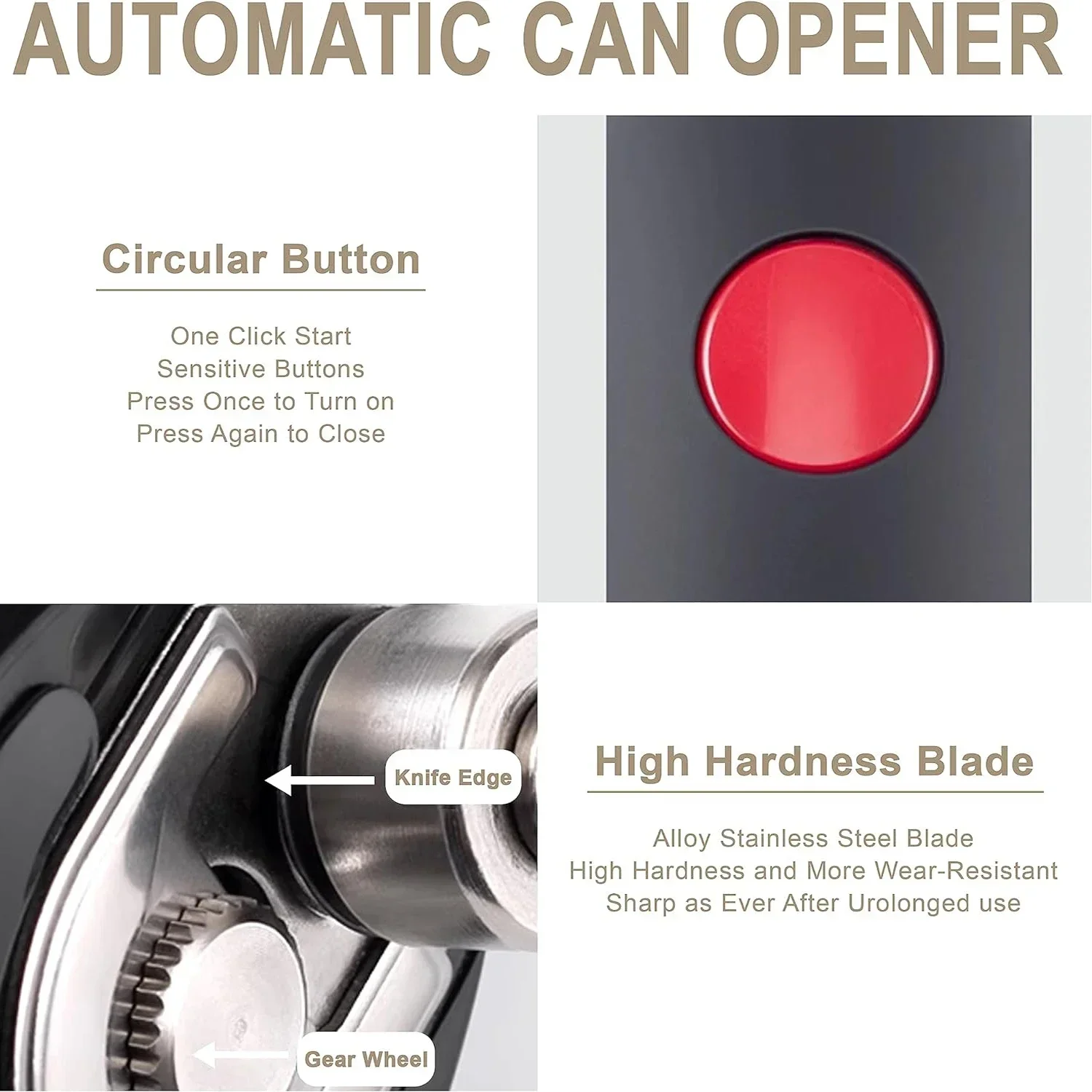Electric Can Opener One Touch  - Electric Can Opener ulasan dan harga