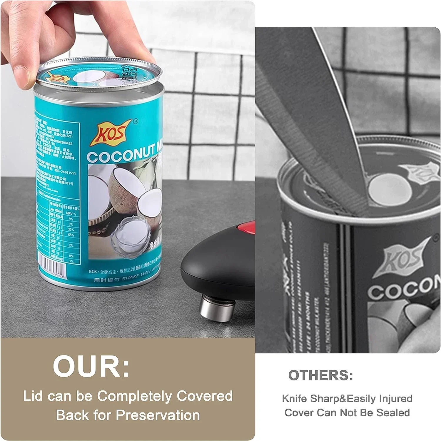 Electric Can Opener One Touch  - Electric Can Opener ulasan dan harga