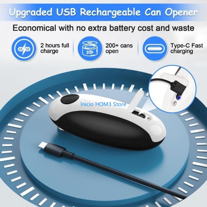 A5YD No Sharply Edges Handheld - Electric Can Opener ulasan dan harga