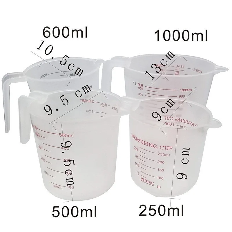250/500/1000ML Easuring Cup Si - Kitchen Gadgets Under 500 ulasan dan harga