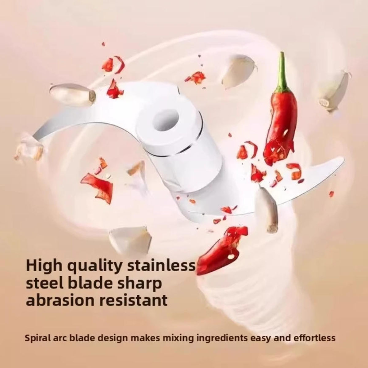 1PC Electric Garlic Chopper Mi - Kitchen Gadgets Blender ulasan dan harga
