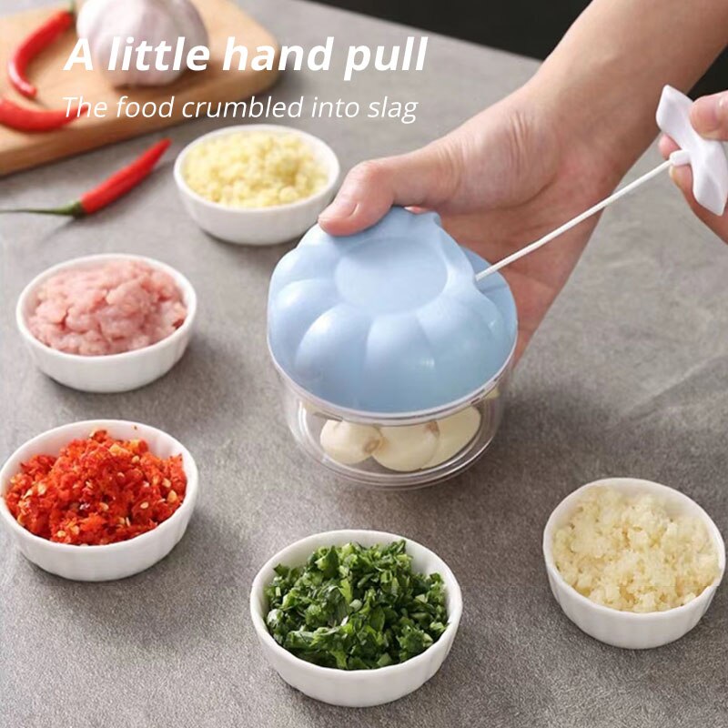 1pc Blue/Pink Manual Garlic Ma - Kitchen Gadgets Blender ulasan dan harga