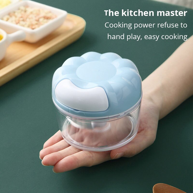 1pc Blue/Pink Manual Garlic Ma - Kitchen Gadgets Blender ulasan dan harga