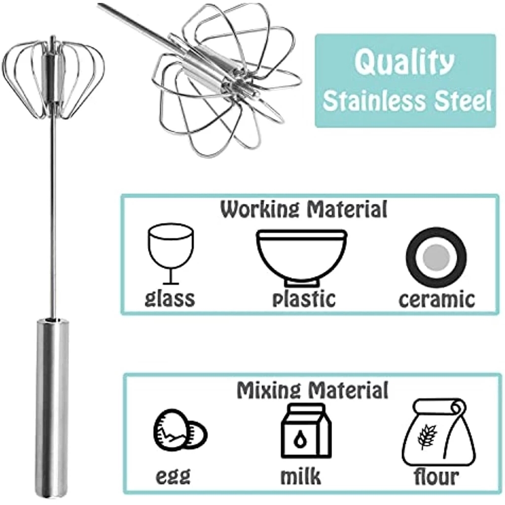 1/3pcs Stainless Steel Egg Bea - Kitchen Gadgets Blender ulasan dan harga