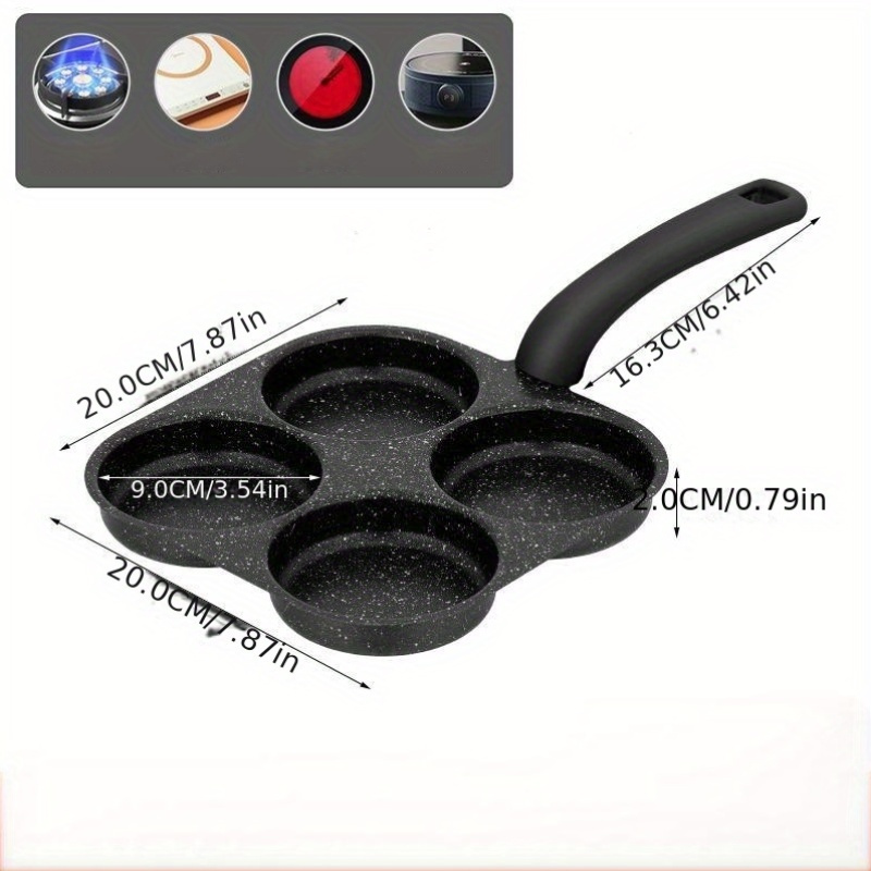 Egg Frying Pan Nonstick Pancak - Cast Iron Skillet ulasan dan harga