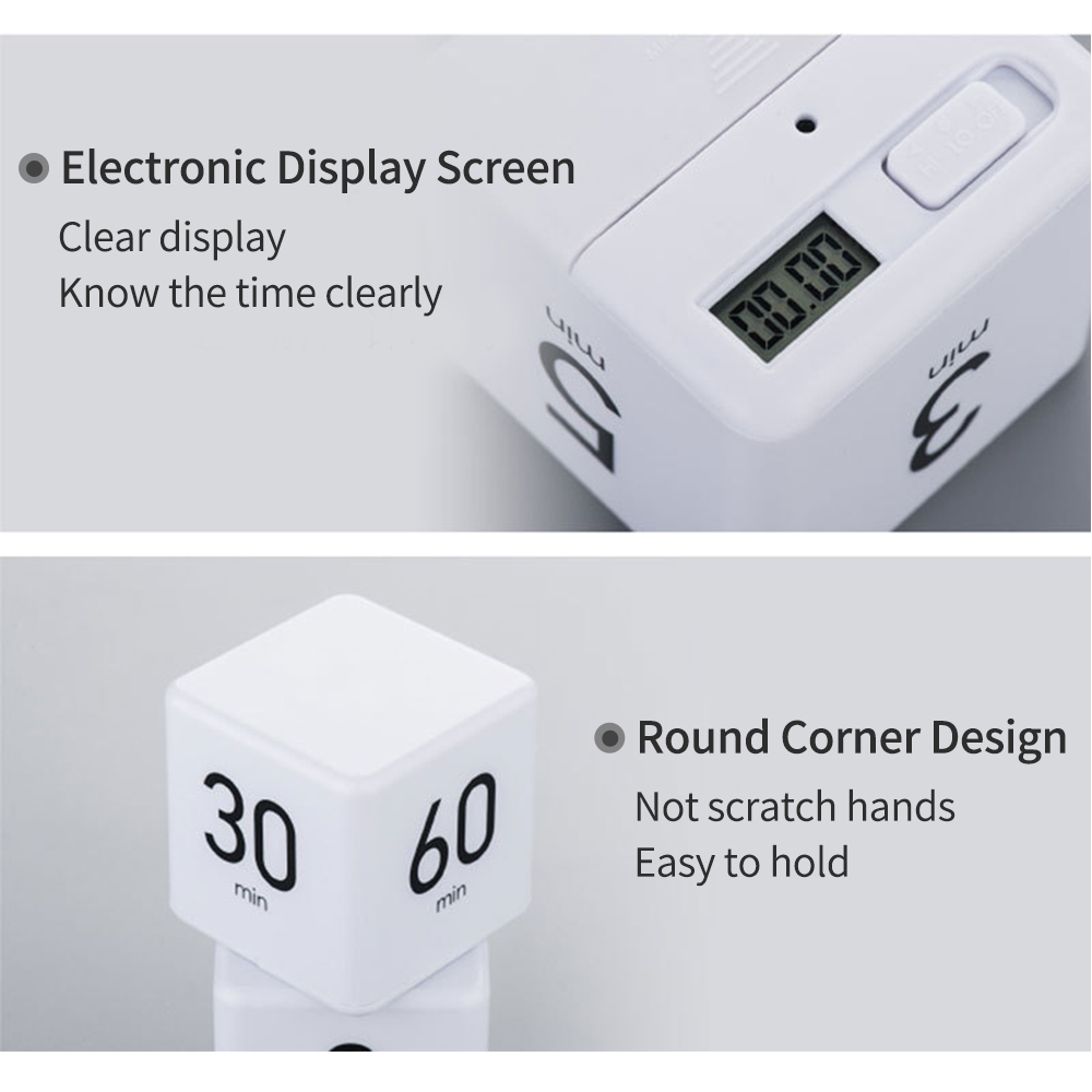 Portable Cube Timer Digital Ki - Kitchen Gadgets Smart ulasan dan harga